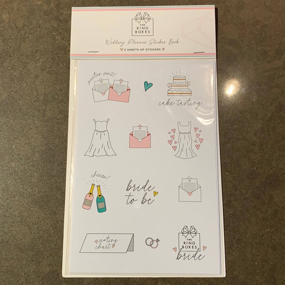 Wedding Planner Sticker Book